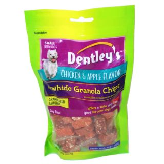 Dentley's Rawhide Munchy Chunk Chicken & Apple Granola Chips   Treats & Rawhide   Dog