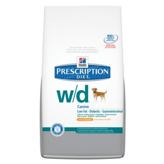 Hill's Prescription Diet w/d™ Canine Low Fat   Diabetic   Gastrointestinal Dog Food with Chicken   Dry Food   Food