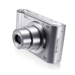 ST66 Digitalkamera silber 5 fach optischer Zoom 16,1 Megapixel