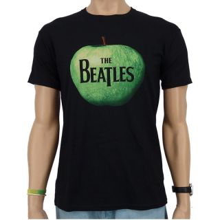 The Beatles   Apple Logo Band T Shirt, schwarz