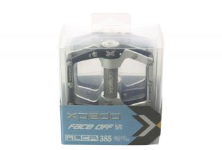 Xpedo Face Off XMX18AC Pedales MTB Aluminum Body 9/16 Axel Schwarz