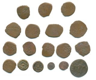 Antike und Asien, Lot v. 18 Münzen