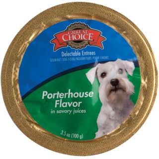Grreat Choice Porterhouse in Savory Juices Flavor Dog Food   Sale   Dog
