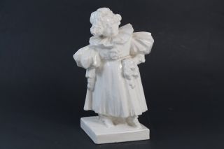 Keramik Figur Skulptur Dicke Frau gemarkt Bechyne Böhmen 20er Jahre