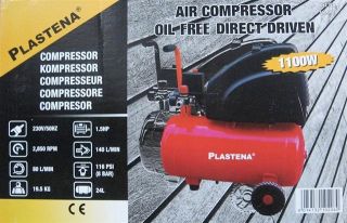 Druckluft Kompressor 1,5 PS mit 24 Liter Tank