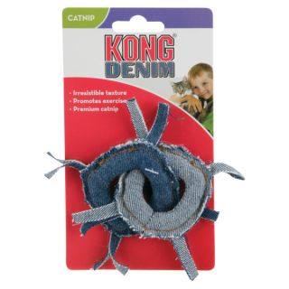 KONG for Cats Denim Rings Toy   Plush Toys   Toys
