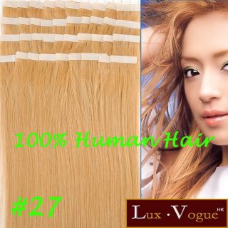 HairEchthaar Haarverlängerung 3M Tape Extensions #27 Lux.Vogue