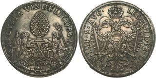 C437 Augsburg Reichstaler 1694 mit Titel Leopolds I.