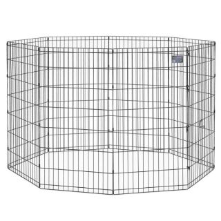 Midwest Black Exercise Pen Without Door    48"   Gates & Exercise Pens   Dog