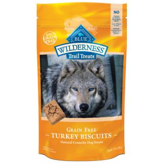 BLUE Wilderness Grain Free Turkey & Chicken Trail Treats Dog Biscuits   Treats & Rawhide   Dog