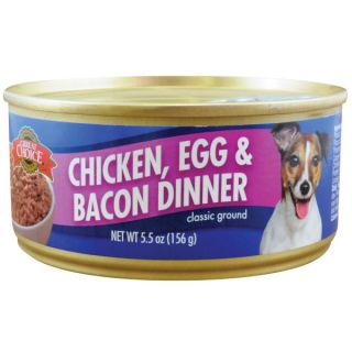 Grreat Choice Chicken, Egg and Bacon Dinner Classic Ground Dog Food   Food   Dog