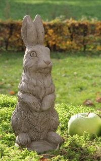  Weihnachtshase Osterhase Rabbit original englischer Sandstein 29 cm