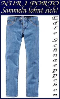 Jeans Regular Fit Gr. W32/L34 Blau Herrenjeans Herrenhose Tapered Leg