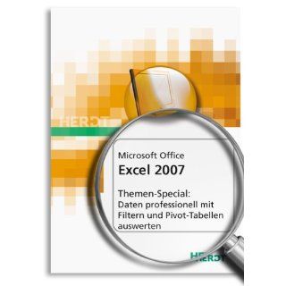 Office Excel 2007   Themen Special Daten professionell mit Filtern