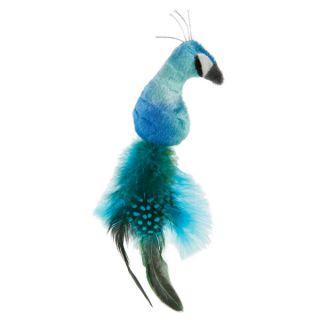 ToyShoppe Feathered Bird Cat Toy    Peacock