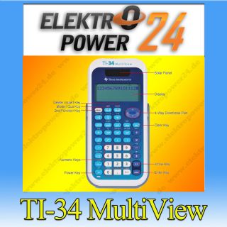 Texas Instrumenst TI 34 Multiview Taschenrechner Schulrechner Rechnung