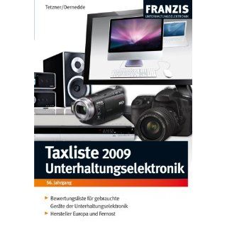 Taxliste 2009 Unterhaltungselektronik Klaus Dernedde, Karl