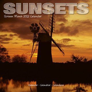 Kalender 2012 Sonnenuntergänge   Sunsets Bücher