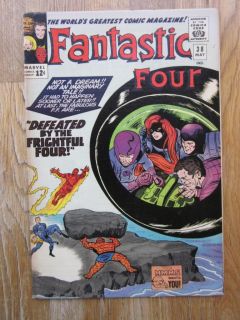 FANTASTIC FOUR # 38 US MARVEL 1965 Jack Kirby VG