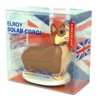 Elroy Solar Corgi Hund   Der beste Freund der Queen   Wackelkopf