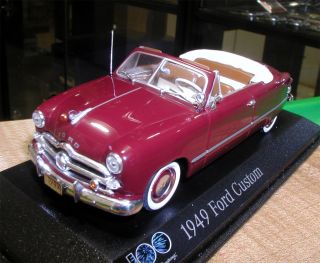 43 MINICHAMPS 1949 FORD CUSTOM DIECAST MODEL   100 YEARS FORD SERIES