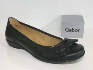 Gabor Schuhe Damen Ballerina Farbe schwarz Gr.36,5 42 Neu