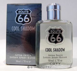 Route 66 Coty Cool Shadow 50 ml After Shave NEU & OVP