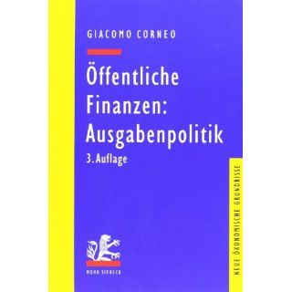 Öffentliche Finanzen Ausgabenpolitik Giacomo Corneo