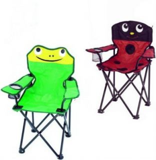 Frog/Ladybird Folding Camping Chair 44 x 60 x 30cm Children Kids