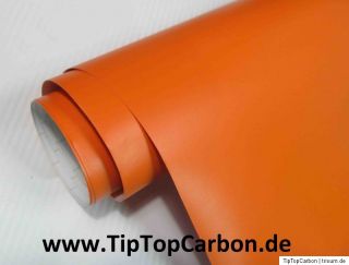 Orange Matt Auto Car Wrap Folie mit Luftkanäle Vollfolierung Dach