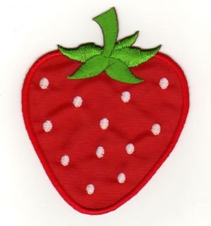 af49 Aufnäher Patch Aufbügler Erdbeere Strawberry Teens