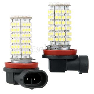 2x Weiß H11 12V 120SMD LED Auto Scheinwerfer Licht Lampe Birne