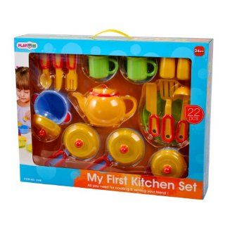 PlayGo 3145   Küchen Set, bestehend aus 22 Zubehörteilen (Töpfe