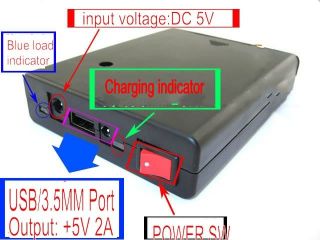 Mobile Power Box 5v/2A 18650 Battery Charger  PHONE