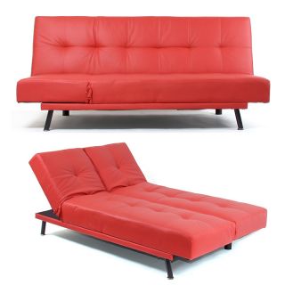 3er Sofa Couch Schlafsofa Relaxliege CANBERRA, 187cm, schwarz