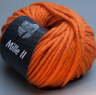 Lana Grossa Mille II 051 orange 50g Wolle