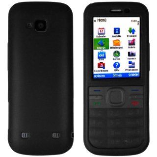 mumbi Silicon Case Nokia C5 C5 00 Schutzhülle Tasche   schwarz