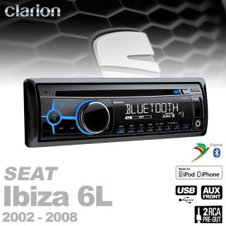 Clarion  CD Bluetooth Radio+Antennenadapter+Anschlusskabel für
