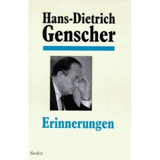 Erinnerungen Hans Dietrich Genscher Bücher