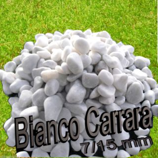 Bianco Carrara Marmor Zierkies Kies 7 5 kg zur Grab Dekoration Marmor