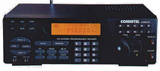 Commtel COM 215 Top Scanner mit 200 Kanälen , 66 MHz   956 MHz