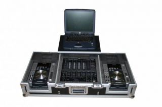 Case für 2x CDJ 400/200/100 & DJM600/800 für Pioneer Geräte mit