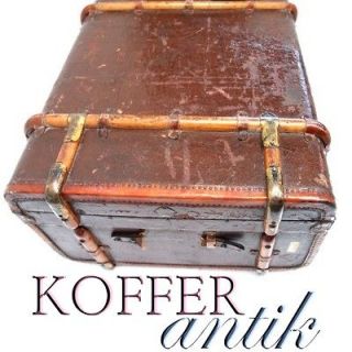 Antiker Koffer Überseekoffer Überseetruhe Reisetruhe Reisekoffer