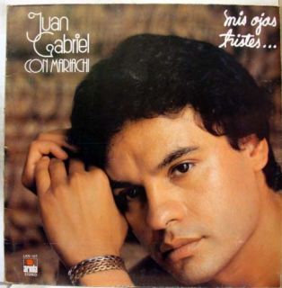 JUAN GABRIEL ojos tristes LP LAN 107 VG 1978 MEXICO