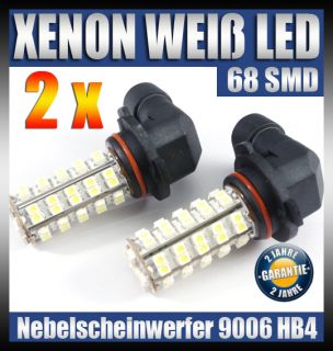 HB4 9006 Nebelscheinwerfer 68 SMD LED Birne Licht Auto Lampe 12V