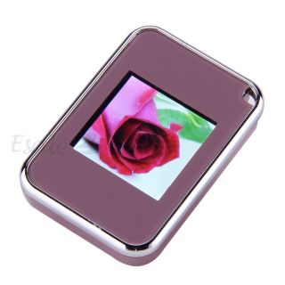 Pink Digitaler LCD 16MB Bild Bilderrahmen Schlüsselanhänger