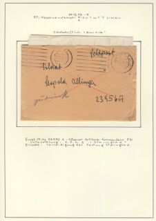 STALINGRAD   das Drama vor 70 Jahren    Feldpostbrief Sammlung