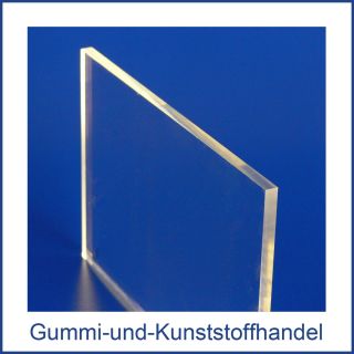 Acrylglas Plexiglas® GS Block Platte farblos 30 mm 250x250mm Acryl
