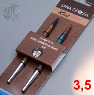 Lana Grossa Vario Nadelspitzen Design Holz 3,5mm kurz