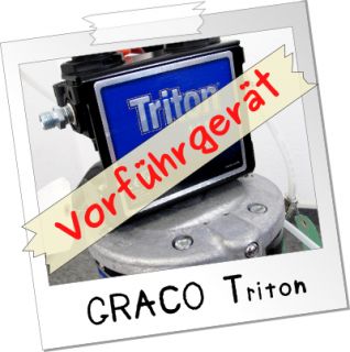Graco Triton Spritzgerät   druckluftbetriebene Membranpumpe